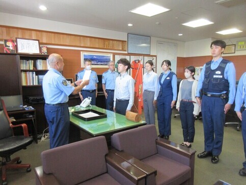 写真：若手警察官によるリクルーター会議