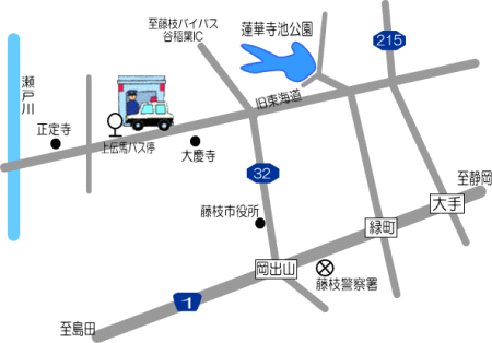 イラスト:アクセスマップ