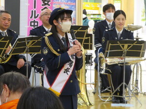 写真：一日警察署長