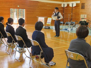 警察官の仕事についての活動の様子