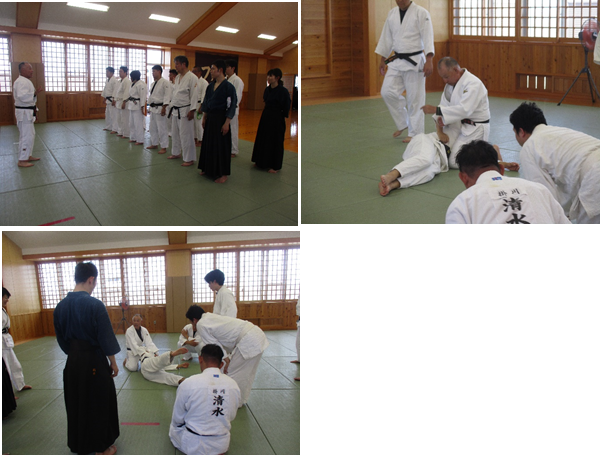 写真：夏季柔道・剣道訓練の様子