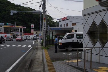 写真：幹線道路・山間部での交通指導取締り