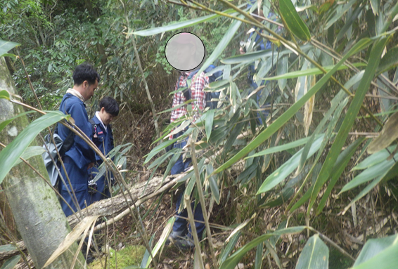 写真:富士市消防本部とドローンを使用した遭難者救助訓練を実施しました。