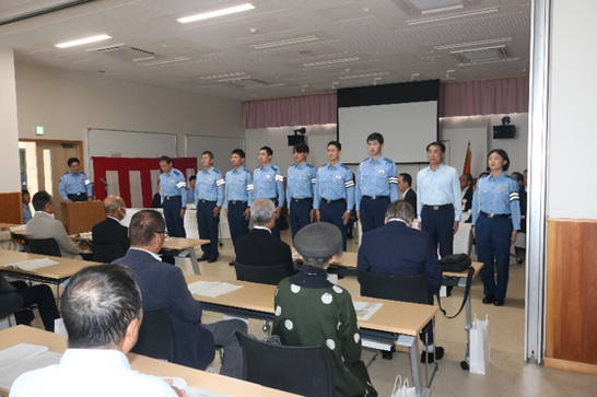 写真:富士南交番竣工式