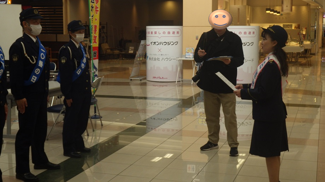 写真:110番通報の広報を行いました