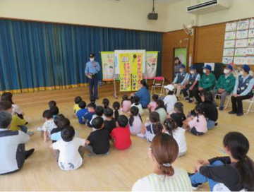 令和7年5月14日　ちびっこおまわりさん任命式