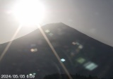 午前6時ごろの富士山