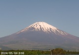午前8時ごろの富士山