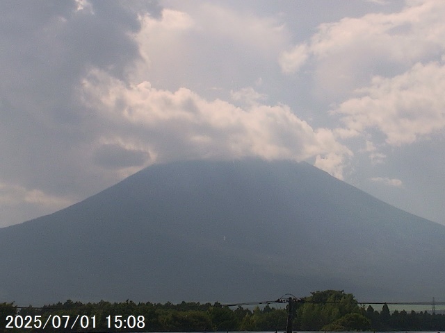 Mt. Fuji seen from gotemba. 